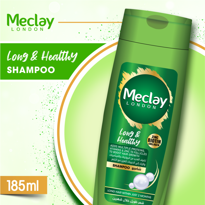 Meclay London Long & Healthy Shampoo 185ml