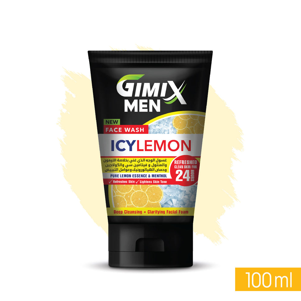 Gimix Men Icy Lemon Face Wash 100ml