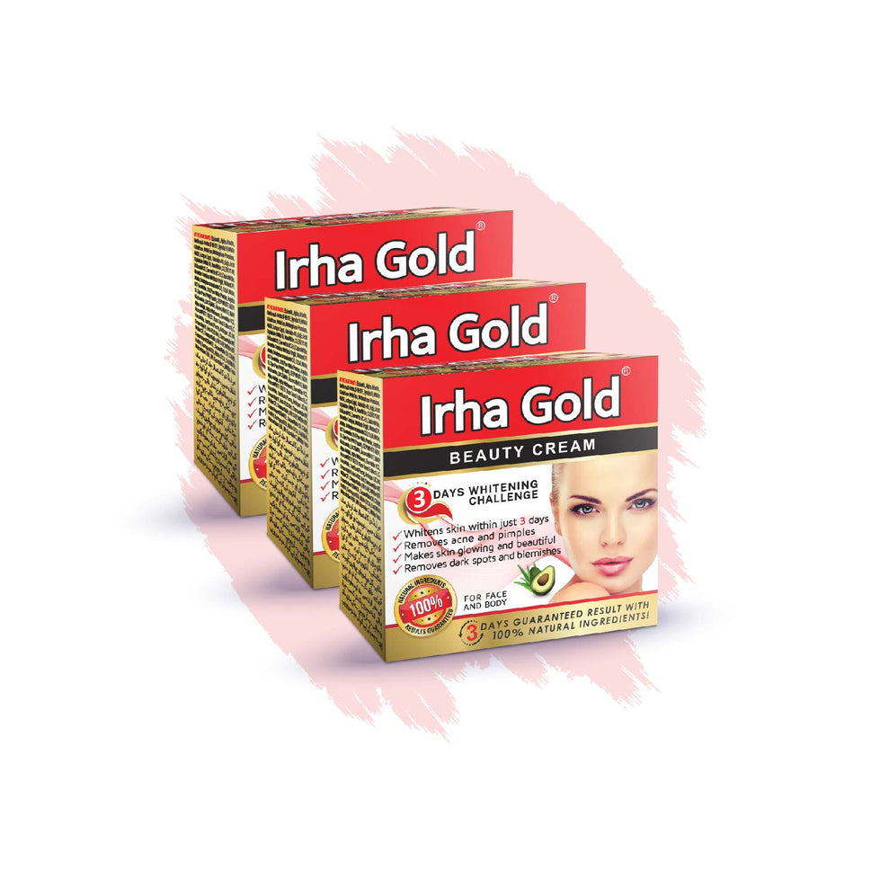 Irha Gold Beauty Cream Pack Of 3