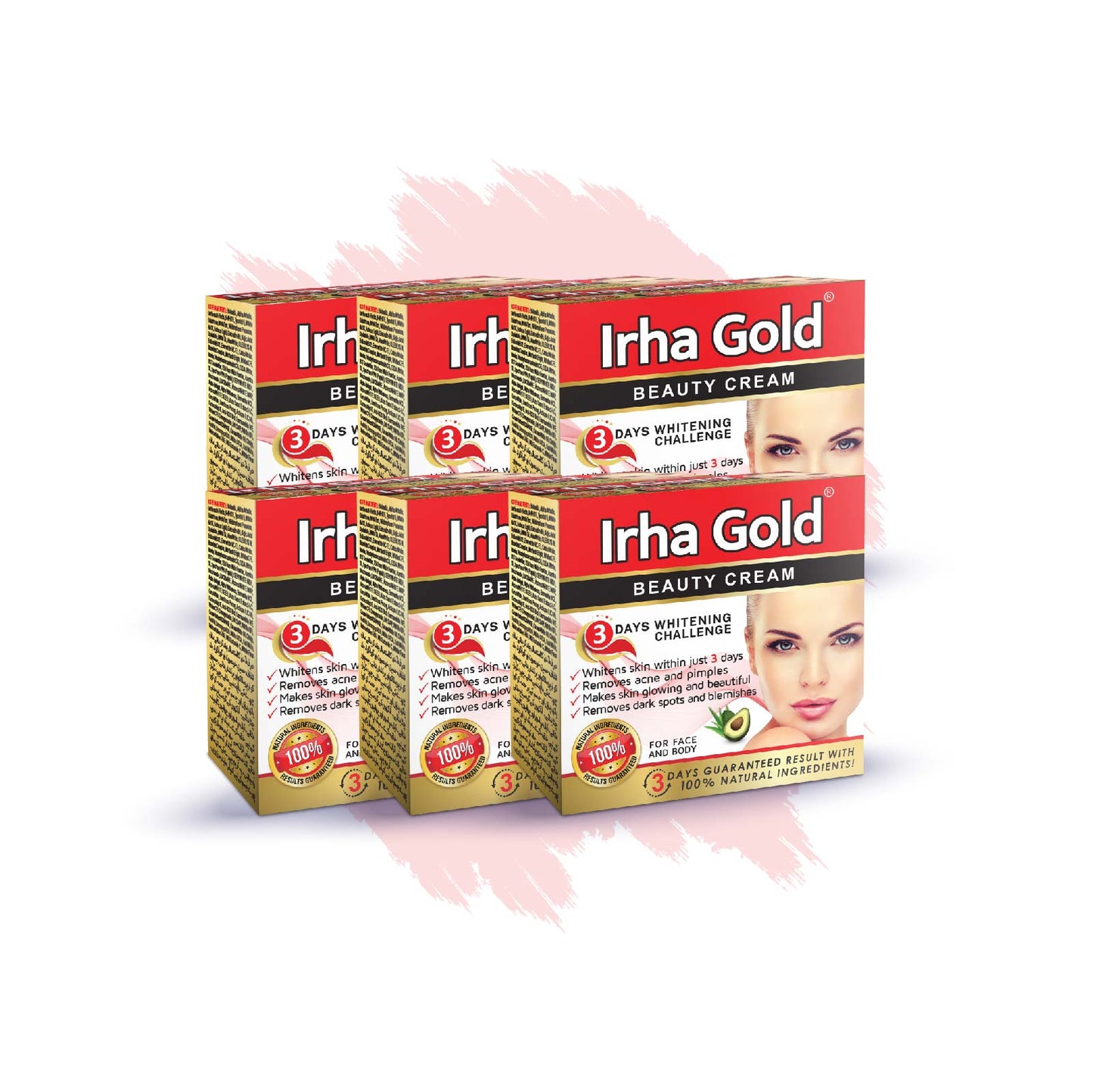 Irha Gold Beauty Cream Pack Of 6