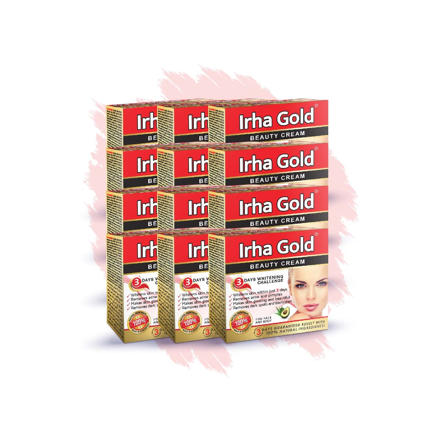 Irha Gold Beauty Cream Pack Of 12