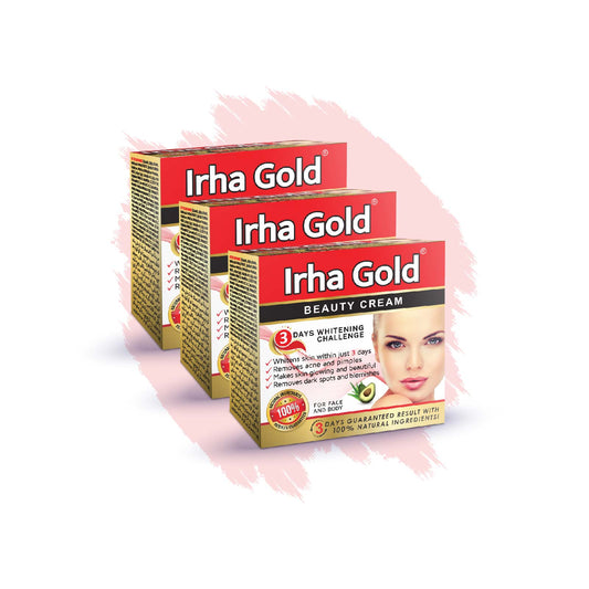 Irha Gold Beauty Cream (Pack Of 3)