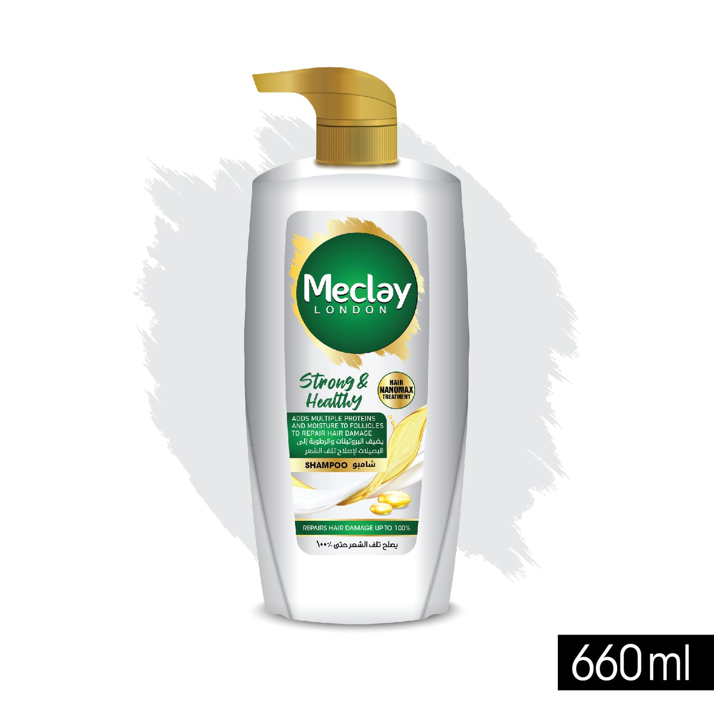 Meclay London Strong & Healthy Shampoo 660ML