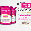 GLUPATONE Extreme Strong Whitening Emulsion Ultra Plus GS-120 For Face & Body 500ml (Pack Of 3)