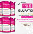 GLUPATONE Extreme Strong Whitening Emulsion Ultra Plus GS-120 For Face & Body 500ml (Pack Of 6)