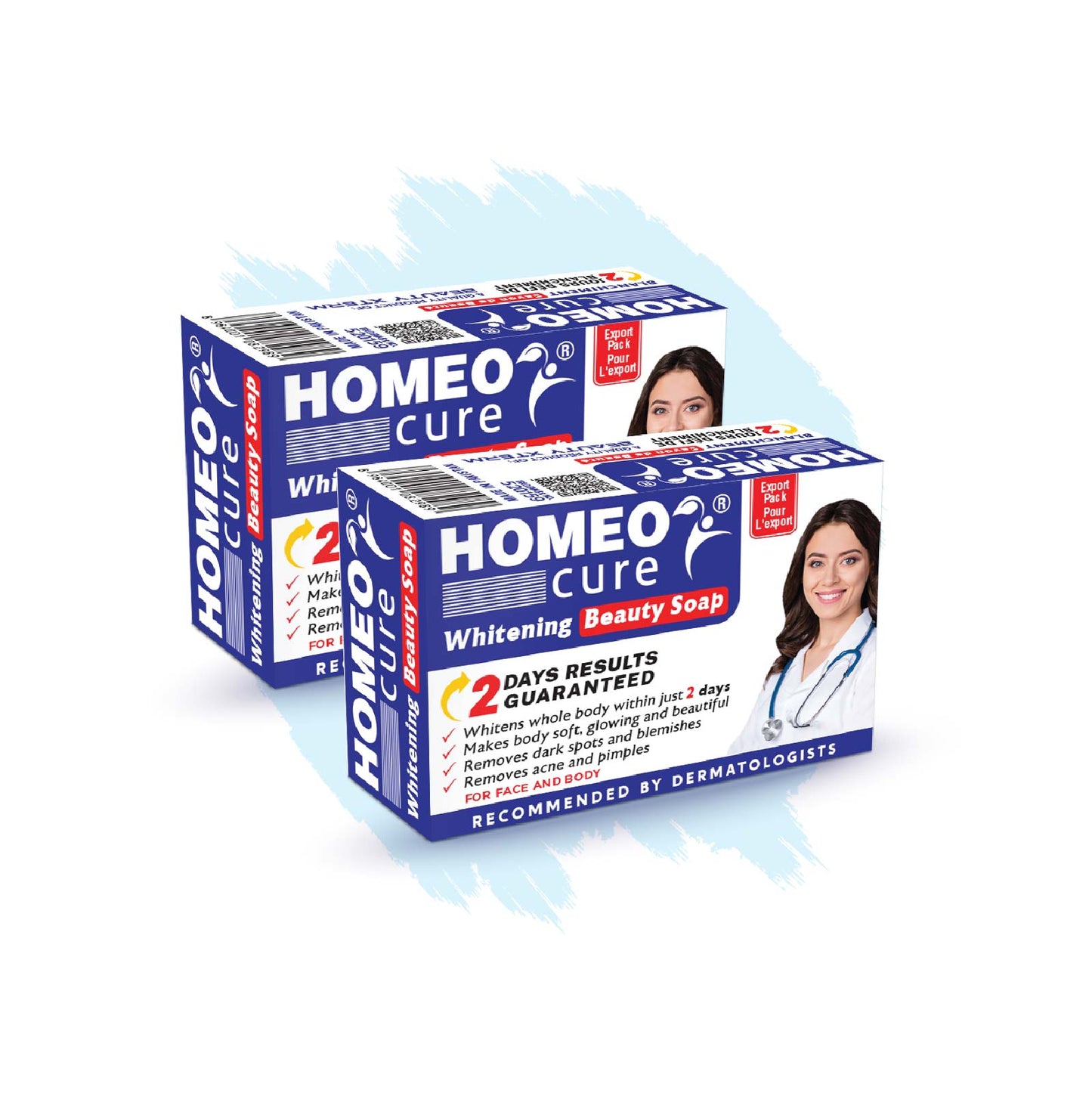 Homeo Cure Whitening Beauty Soap (Pack of 2)